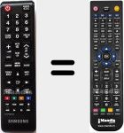Télécommande pour remplacer TM1240 (AA59-00622A)