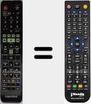 T&eacute;l&eacute;commande pour remplacer TM1251 (AH59-02537A)