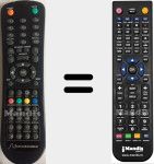 Télécommande pour remplacer LD215-240FDDBU