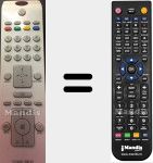 Télécommande pour remplacer SL424WFHD100