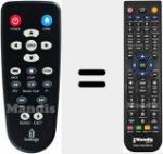 Télécommande pour remplacer Screenplay MX2 HD