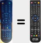 T&eacute;l&eacute;commande pour remplacer LD24-234DB