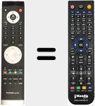 T&eacute;l&eacute;commande pour remplacer RC1800 (20484758)