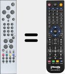 Télécommande pour remplacer 08004329