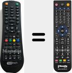 T&eacute;l&eacute;commande pour remplacer STD22-15DB4