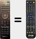 T&eacute;l&eacute;commande pour remplacer Selecline001