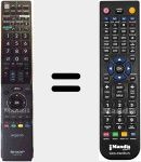 Télécommande pour remplacer GA 903 WJSA (RRMCGA903WJSA)