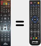 T&eacute;l&eacute;commande pour remplacer 2204DB