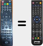 Télécommande pour remplacer Mide32