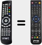 T&eacute;l&eacute;commande pour remplacer TITANIUM V2