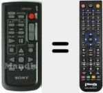 Télécommande pour remplacer RMT-835 (147927551)
