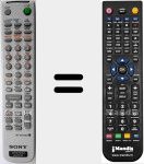 Télécommande pour remplacer RM-SM100ES