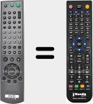 T&eacute;l&eacute;commande pour remplacer RMT-D146P (147721211)