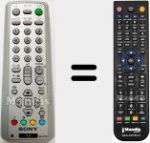 Télécommande pour remplacer RM-W100 (147786114)