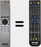 Télécommande pour remplacer RMT-D 217 P (147928911)