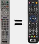 T&eacute;l&eacute;commande pour remplacer RMED016W (148722821)