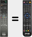 T&eacute;l&eacute;commande pour remplacer RM-ED 031 (148771511)