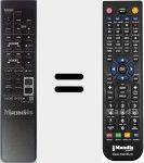 Télécommande pour remplacer RM-S702 (169310811)