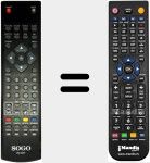 T&eacute;l&eacute;commande pour remplacer SS-2237