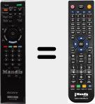 T&eacute;l&eacute;commande pour remplacer RM-ED 035 (148770011)