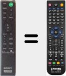 T&eacute;l&eacute;commande pour remplacer RMT-AH101U (149293112)