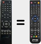 T&eacute;l&eacute;commande pour remplacer SV-120B