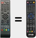 T&eacute;l&eacute;commande pour remplacer STR001