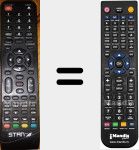 T&eacute;l&eacute;commande pour remplacer TDL15R4ST004