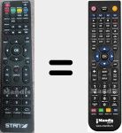 T&eacute;l&eacute;commande pour remplacer TDL22F4ST004