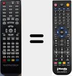 Télécommande pour remplacer Neptuno (S2401THC)