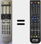 T&eacute;l&eacute;commande pour remplacer Thalia (SuprasoundThalia)