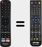 T&eacute;l&eacute;commande pour remplacer EN2BI27H (T244182)