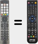Télécommande pour remplacer ERF2M36H (T324838)