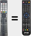 Télécommande pour remplacer ERF2M36H-1 (T336860)