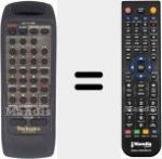 Télécommande pour remplacer RAKCH144WH