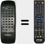 T&eacute;l&eacute;commande pour remplacer EUR642210