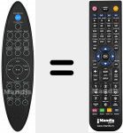 T&eacute;l&eacute;commande pour remplacer RC-1236