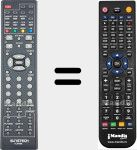 Télécommande pour remplacer TLXI1650