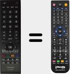 Télécommande pour remplacer CT-90386 (75027012)