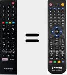 T&eacute;l&eacute;commande pour remplacer TS1187R-6 (XPS187)