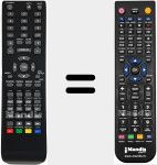 T&eacute;l&eacute;commande pour remplacer TV150-2