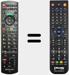 T&eacute;l&eacute;commande pour remplacer REMCON064