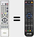 T&eacute;l&eacute;commande pour remplacer TZRM-75B