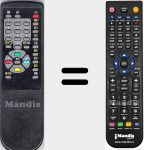 T&eacute;l&eacute;commande pour remplacer D14RKD5