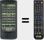 T&eacute;l&eacute;commande pour remplacer RAK-SC301X