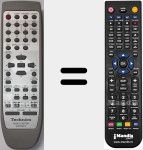 T&eacute;l&eacute;commande pour remplacer EUR7702270