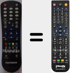 T&eacute;l&eacute;commande pour remplacer RC1055 (20405733)