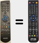 T&eacute;l&eacute;commande pour remplacer Tele Pilot 810 C (296420611001)