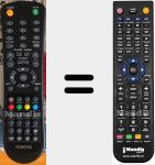 T&eacute;l&eacute;commande pour remplacer OCEALED1919B2