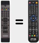 T&eacute;l&eacute;commande pour remplacer RC3902 (20509394)